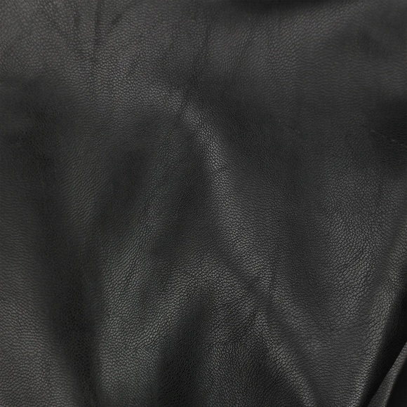 Lulu’s Black Vegan Leather Puff Sleeve Mini Dress - Picture 5 of 11